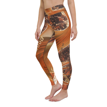 Red Jasper Yoga Leggings